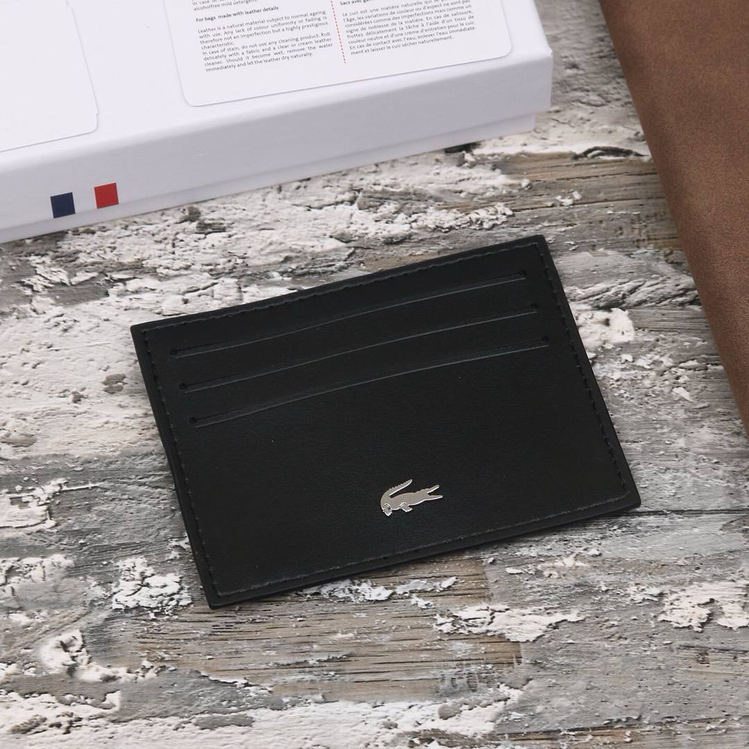 Lacoste Leather Wallet Set For Men