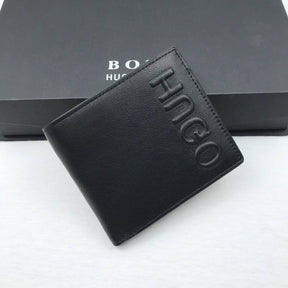 Hugo Boss Leather Wallet Set For Men