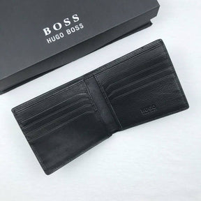 Hugo Boss Leather Wallet Set For Men