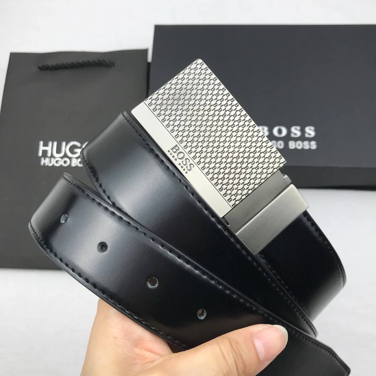 Hugo Boss Leather Wallet Set For Men