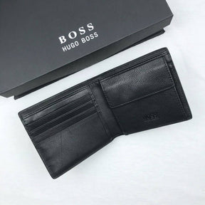 Hugo Boss Leather Wallet Set For Men