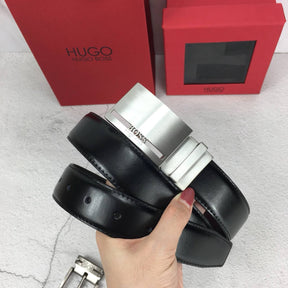 Hugo Boss Leather Belt Set For Men