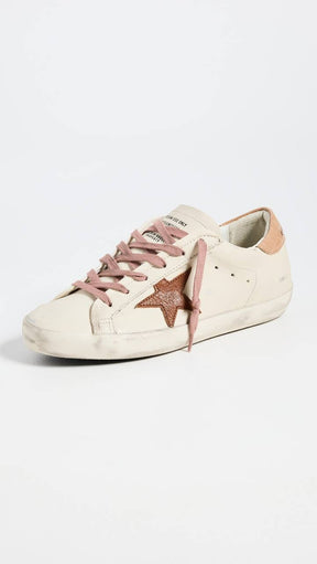 Women's Hi Star LTD with glitter star and brown lizard-print heel tab