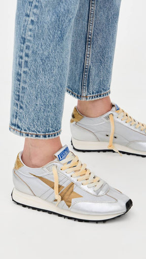 Women’s Marathon with silver ripstop nylon upper and gold star