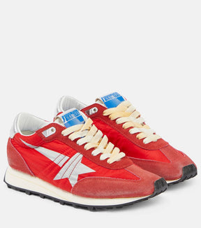 Women’s Marathon with red nylon upper and silver star