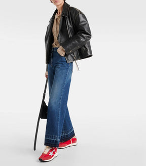 Women’s Marathon with red nylon upper and silver star