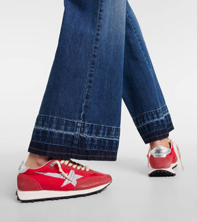 Women’s Marathon with red nylon upper and silver star