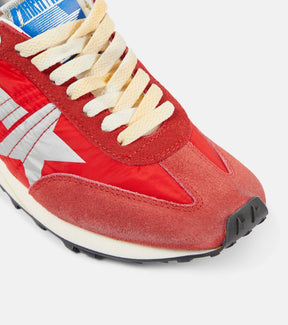 Women’s Marathon with red nylon upper and silver star