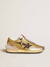 Women's Sky-Star in leather with light blue leather star and white heel tab