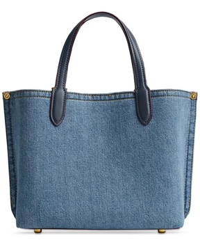 Coach Willow 24 Denim Tote Bag