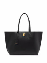 Burberry monogram leather tote bag