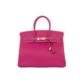 Hermès Birkin Hot Pink Leather Gold Hardware