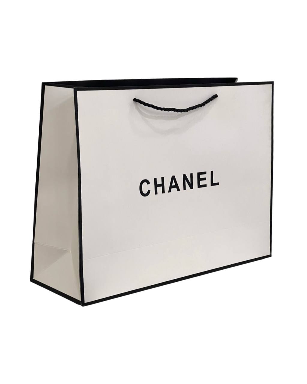 Chanel Large White Shopping Bag - Puzzles Egypt