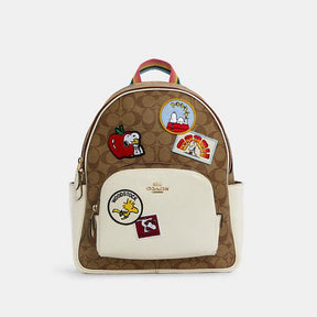 Coach Peanuts Court Backpack In Signature Canvas - Puzzles Egypt