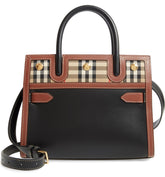 𝐁𝐮𝐫𝐛𝐞𝐫𝐫𝐲 𝐕𝐢𝐧𝐭𝐚𝐠𝐞 𝐂𝐡𝐞𝐜𝐤 𝐓𝐰𝐨-𝐡𝐚𝐧𝐝𝐥𝐞 𝐓𝐢𝐭𝐥𝐞 𝐁𝐚𝐠 - Puzzles Egypt