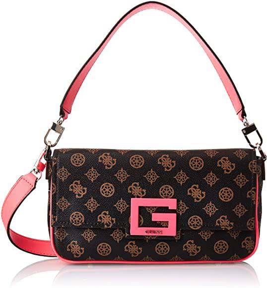 Leather handbag GUESS Red in Leather - 40777895