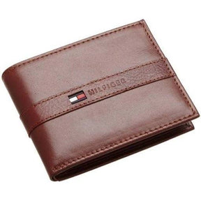 Tommy Hilfiger Leather Men's Wallet Ranger Pass case - Tan