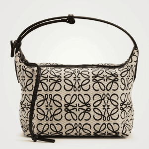LOEWE Small Cubi Anagram Jacquard Canvas Shoulder Bag